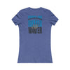 Carolina  Fans Never Waver W-Leopard Football Women's Favorite Tee