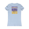 Minnesota Fans Never Waver W-Leopard Football Women's Favorite Tee