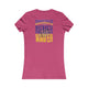 Minnesota Fans Never Waver W-Leopard Football Women's Favorite Tee by Printify