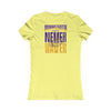Minnesota Fans Never Waver W-Leopard Football Women's Favorite Tee