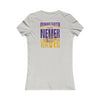 Minnesota Fans Never Waver W-Leopard Football Women's Favorite Tee