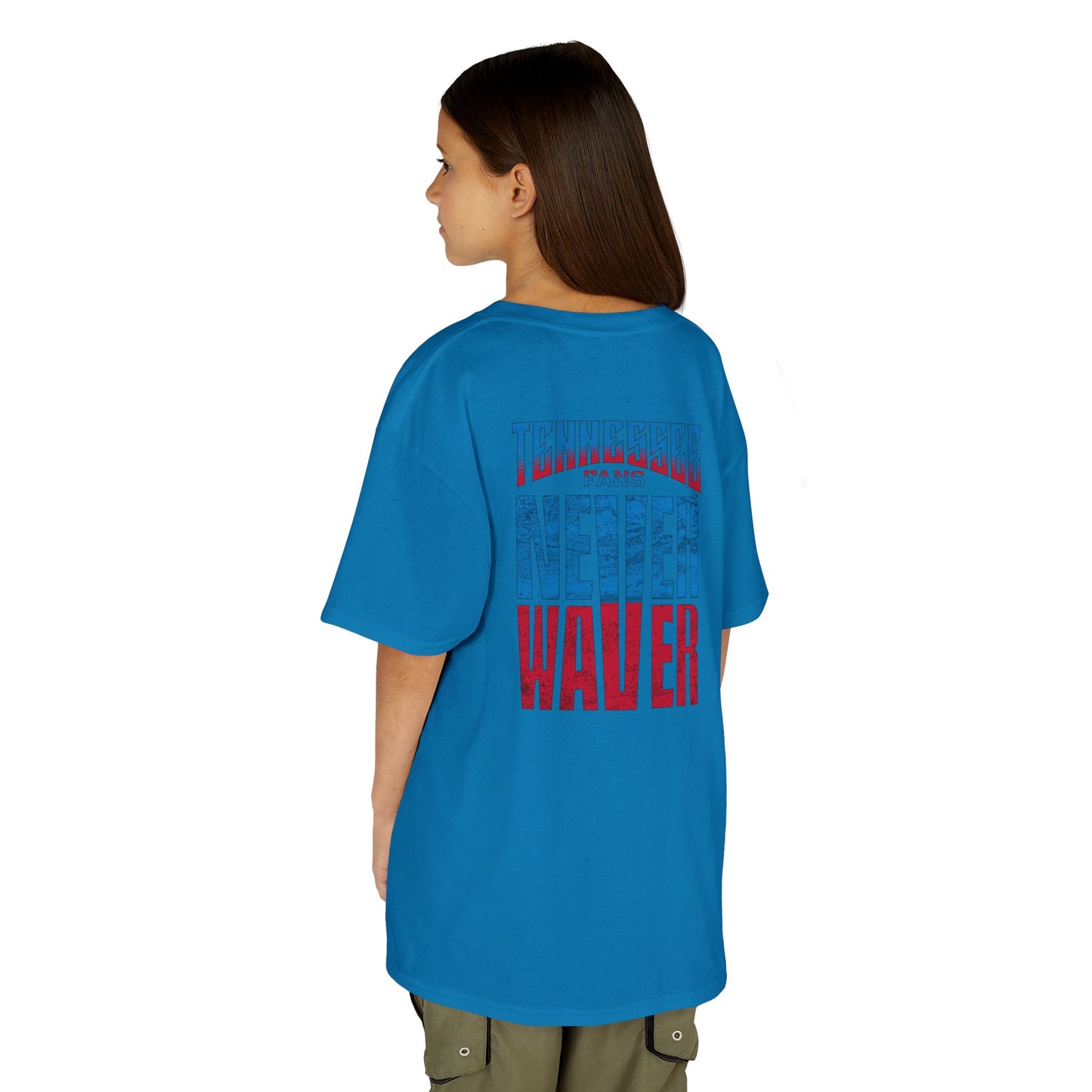 Tennessee Fans Never Waver Kids Heavy Cotton™ Tee