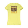 Washington Fans Never Waver W-Leopard Football Women's Favorite Tee