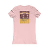 Washington Fans Never Waver W-Leopard Football Women's Favorite Tee