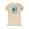 Detroit Fans Never Waver W-Leopard Football Women's Favorite Tee