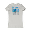 Detroit Fans Never Waver W-Leopard Football Women's Favorite Tee