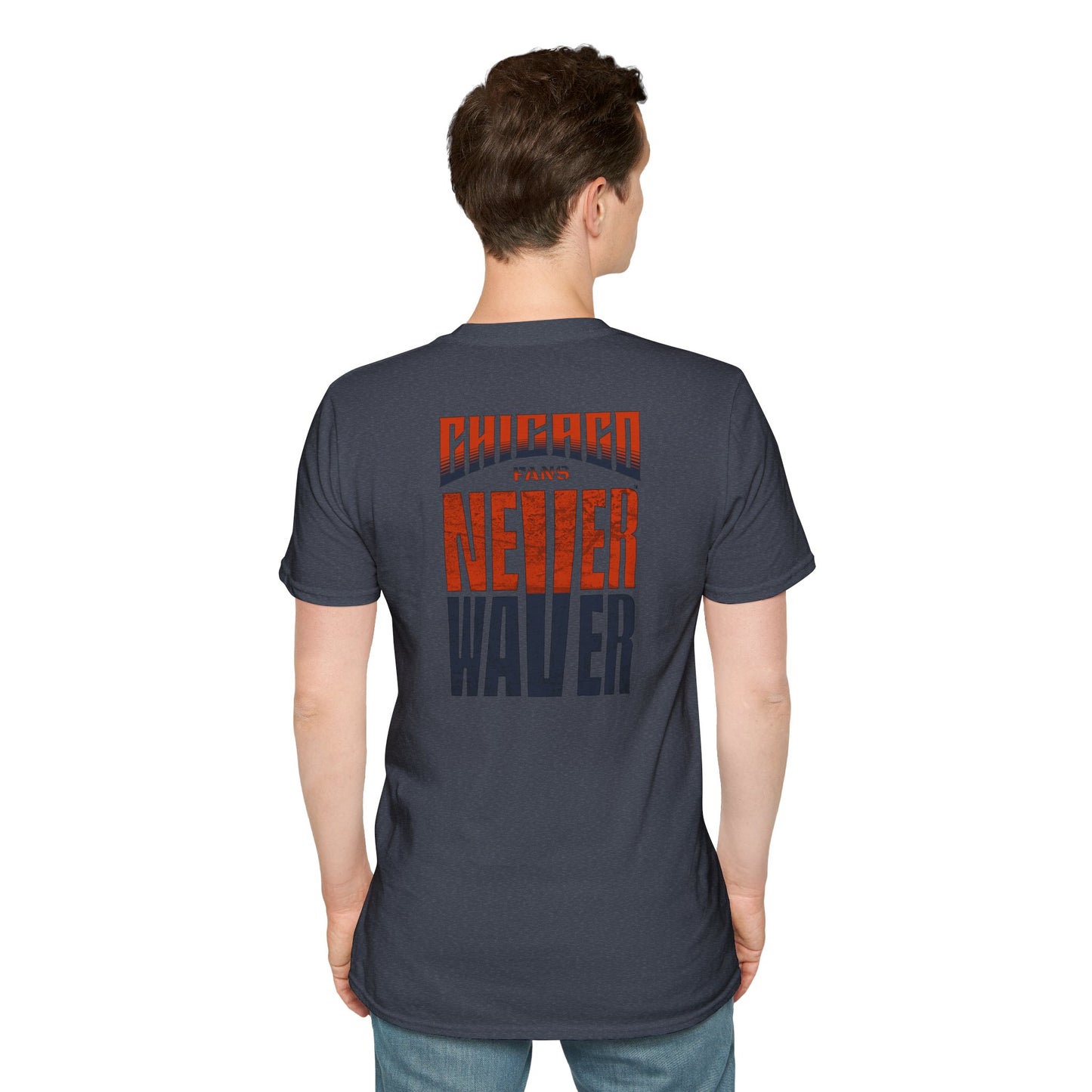 Chicago Fans Never Waver Unisex Softstyle T-Shirt