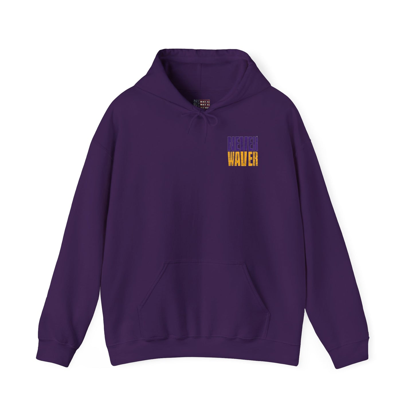 Minnesota Fans Never Waver w Leopard Football Unisex Heavy Blend™ Hoodie