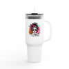 Never waver  I'm that Mom Sorry Not Sorry Insulated Travel Mug