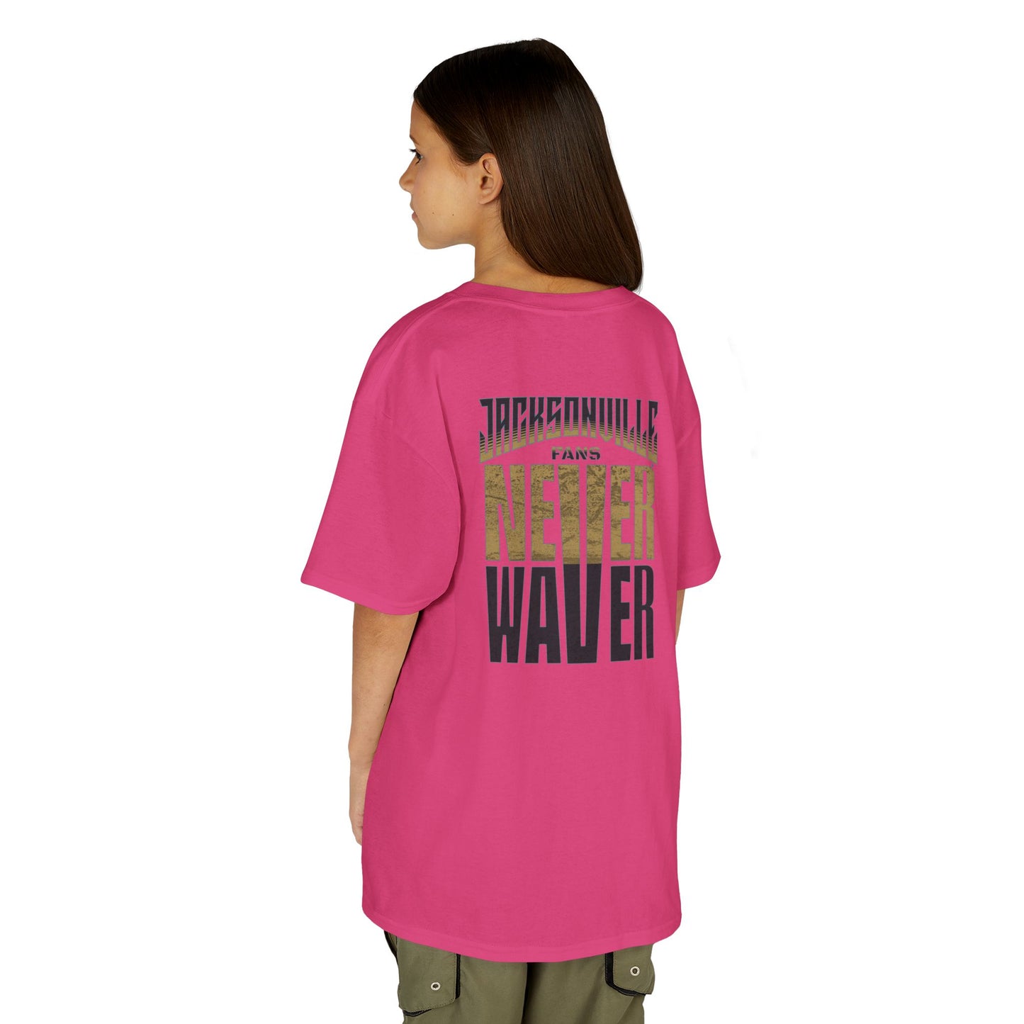Jacksonville Fans Never Waver Kids Heavy Cotton™ Tee