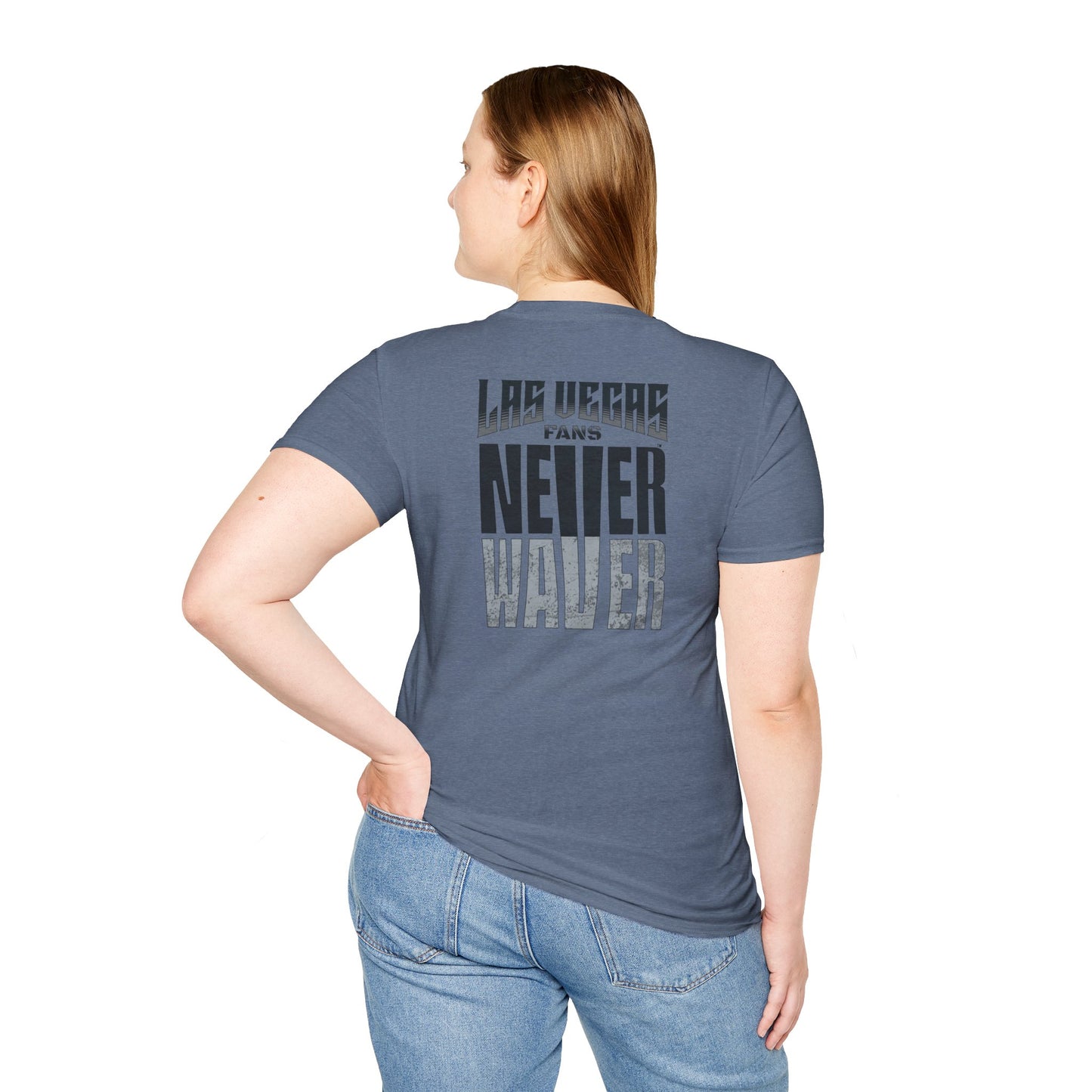 Las Vegas Fans Never Waver Unisex Softstyle T-Shirt