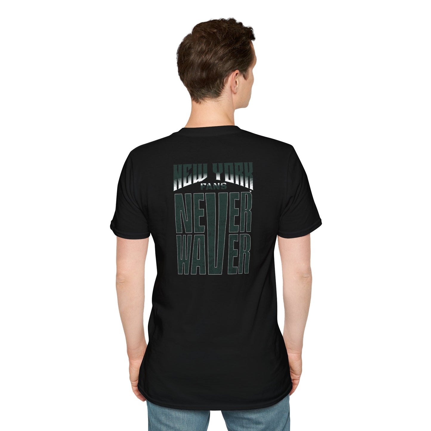New York Fans Never Waver Unisex Softstyle T-Shirt