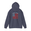 'New York Fans Never Waver' American Flag Design Unisex Heavy Blend™ Hoodie