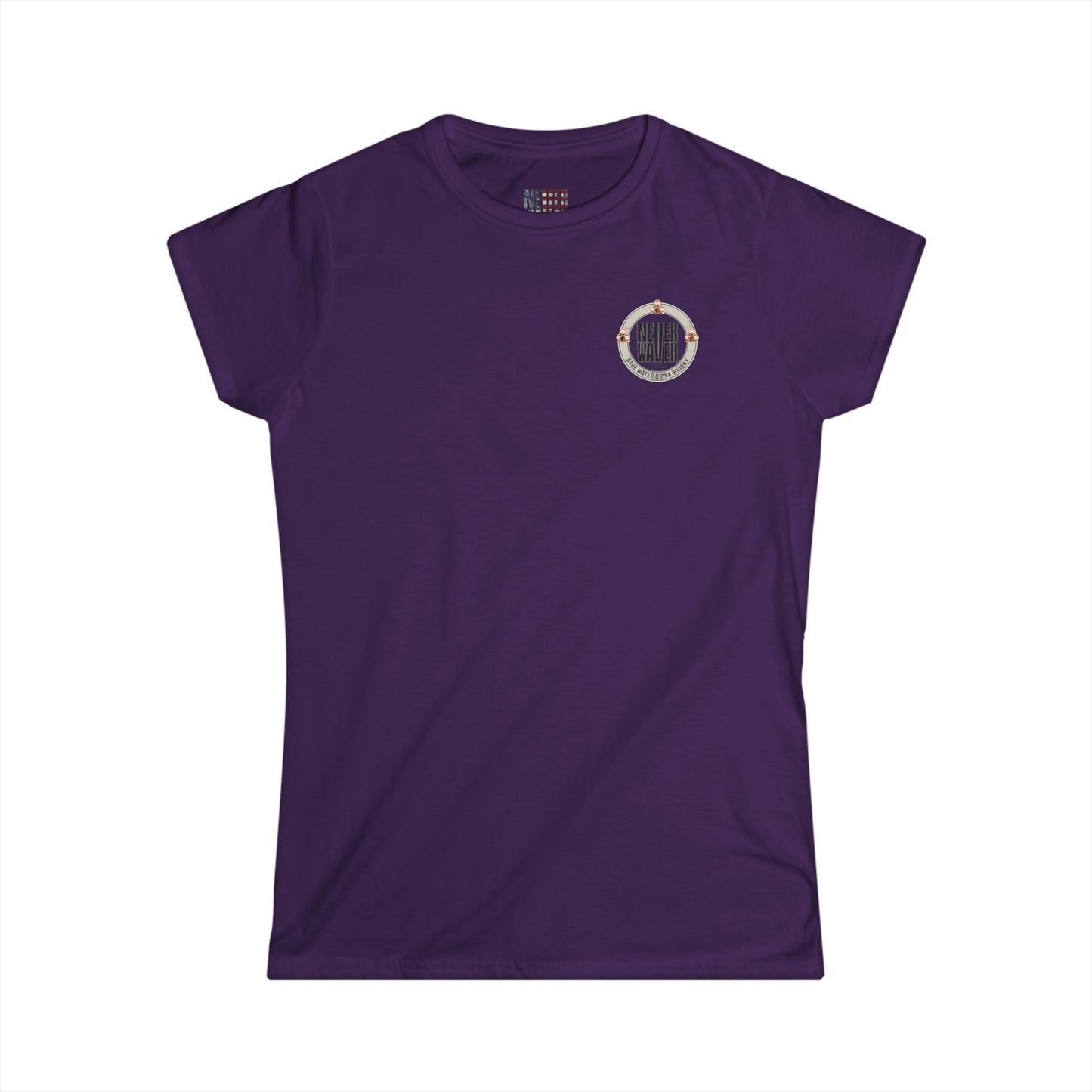 Never Waver Save Water, Drink Whisky Women's Soft Style Tee