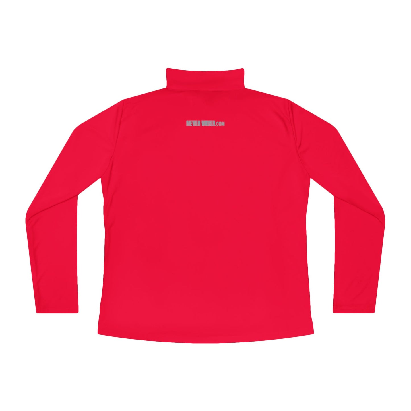 Ladies Quarter-Zip Pullover - Never Waver Activewear