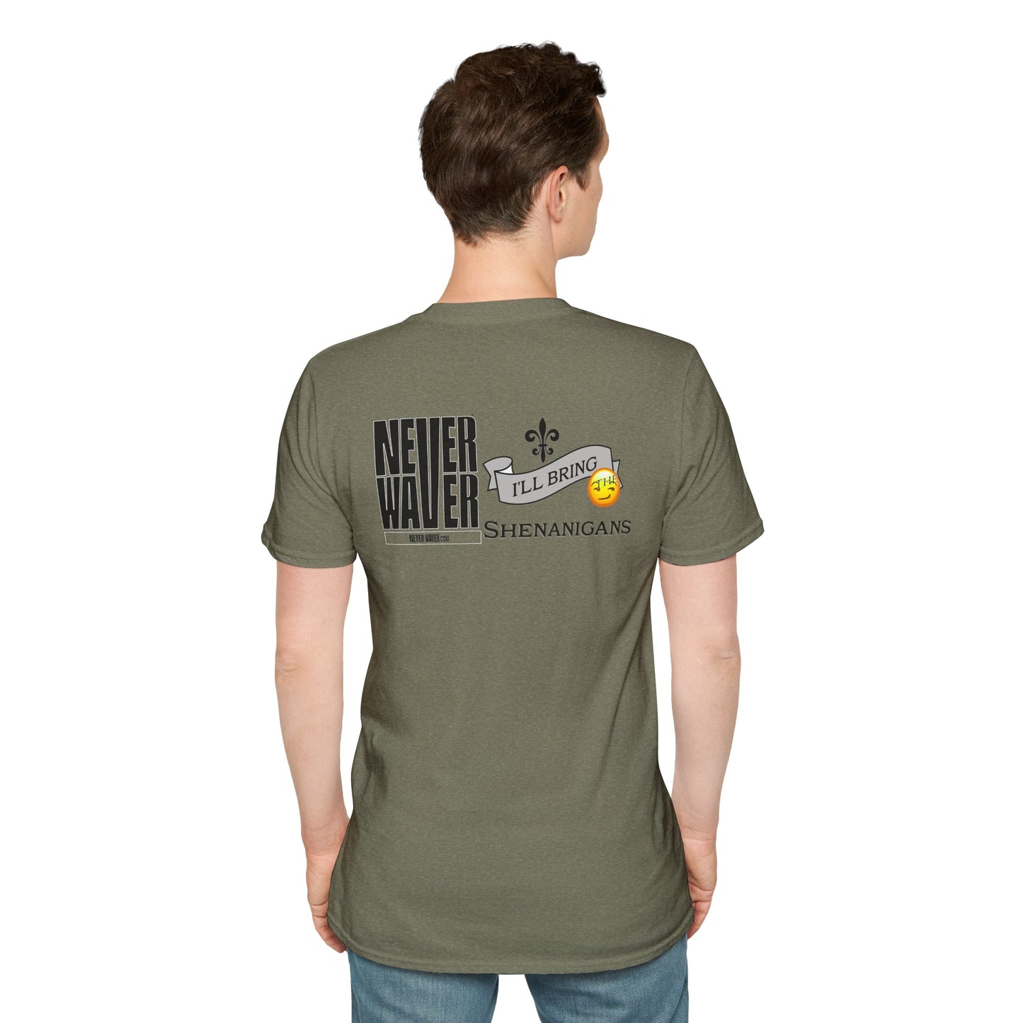 Never Waver I'll Bring The Shenanigans Unisex Softstyle T-Shirt