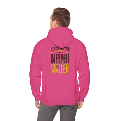 Unisex Heavy Blend™ Hooded Sweatshirt - Washington Fans Never Waver W Leopard Football- Perfect for Sports Fans