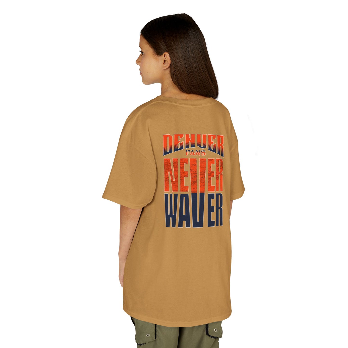Denver Fans Never Waver Kids Heavy Cotton™ Tee