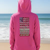 Never Waver Definition Hoodie — Stand By Your Word Back Graphic Womens