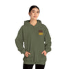 Unisex Heavy Blend™ Hooded Sweatshirt - Washington Fans Never Waver W Leopard Football- Perfect for Sports Fans