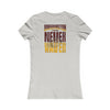 Washington Fans Never Waver W-Leopard Football Women's Favorite Tee