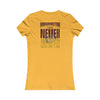 Washington Fans Never Waver W-Leopard Football Women's Favorite Tee