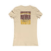 Washington Fans Never Waver W-Leopard Football Women's Favorite Tee