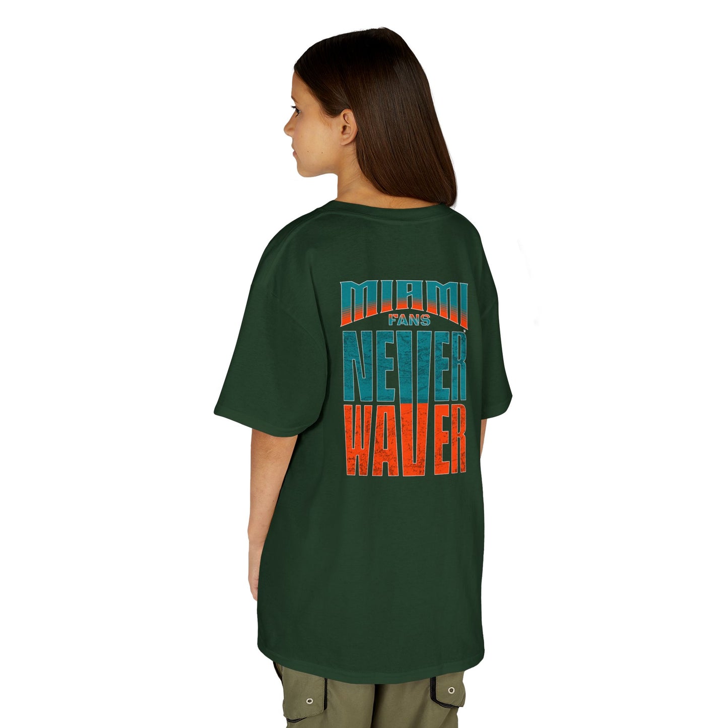 Miami Fans Never Waver Kids Heavy Cotton™ Tee