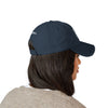 Distressed Dad Hat with 'Never Waver' Embroidery - Casual Style for Everyday Adventures by Printify