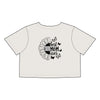 Women's Never Waver Best Mom Ever Faded Crop Tee | Cute Gift for Mother's Day