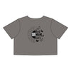 Women's Never Waver Best Mom Ever Faded Crop Tee | Cute Gift for Mother's Day