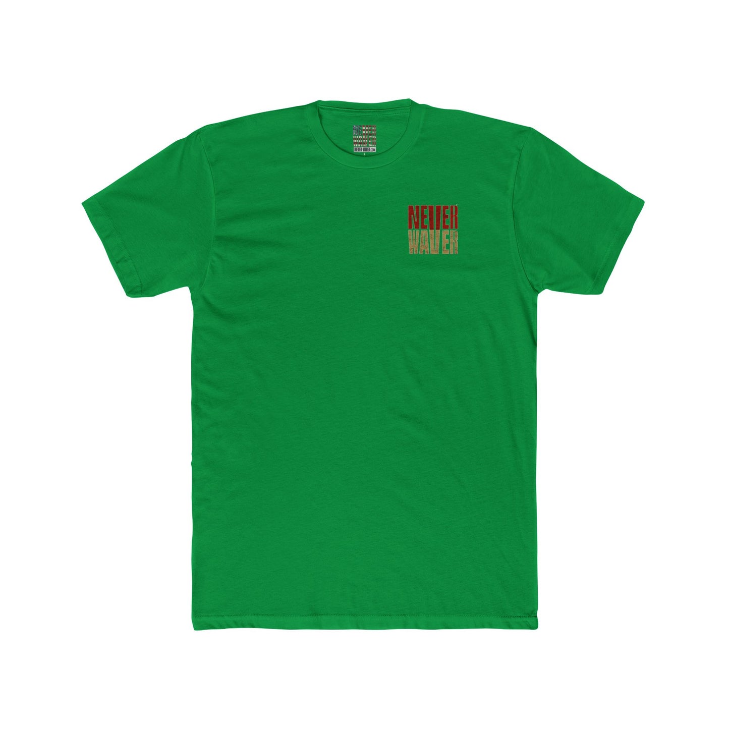San Francisco Fans Never Waver Unisex Cotton Crew Tee