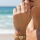 Engravable Heart Cuff Bracelet You Never Waver Love Charm Bangle (Silver or Gold)