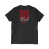 Never Waver Dream Believe Achieve Motivational V-Neck Tee
