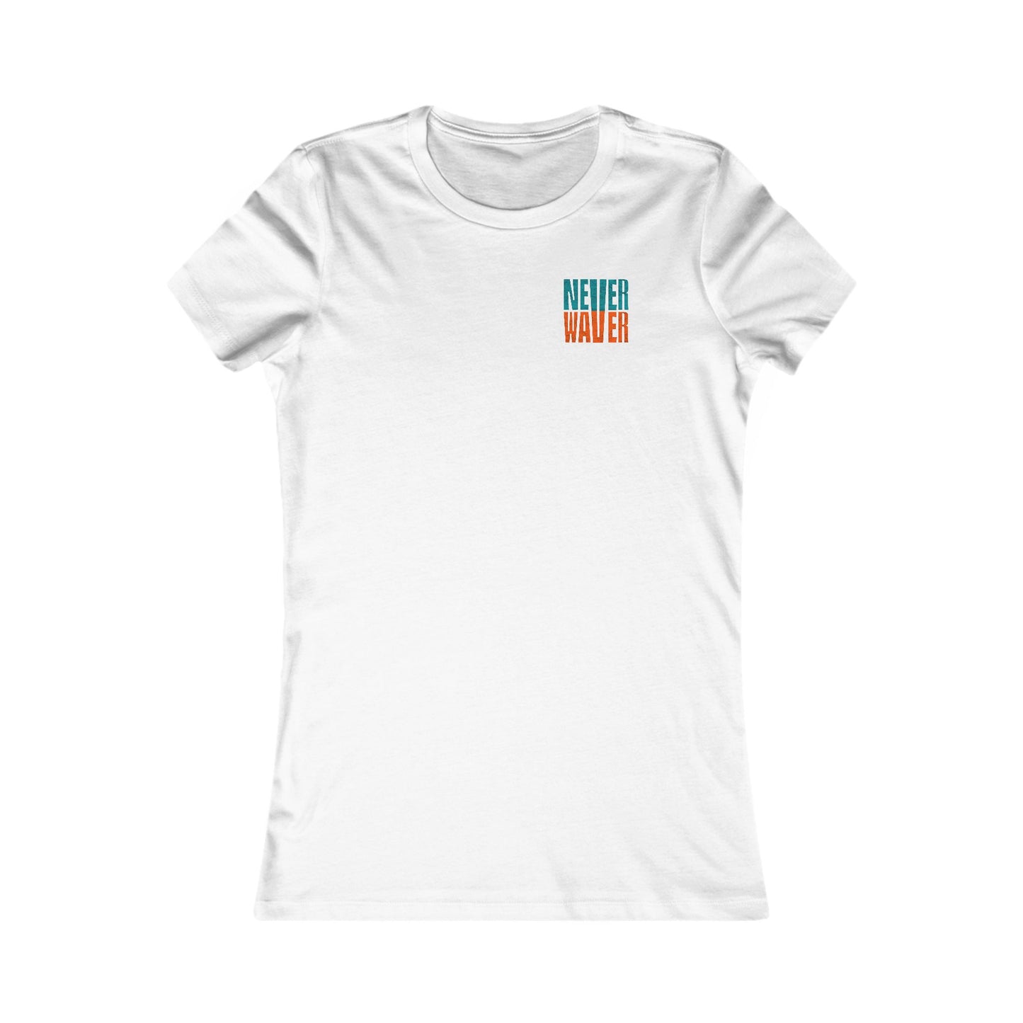 Miami Fans Never Waver W-Leopard Football Women's Favorite Tee
