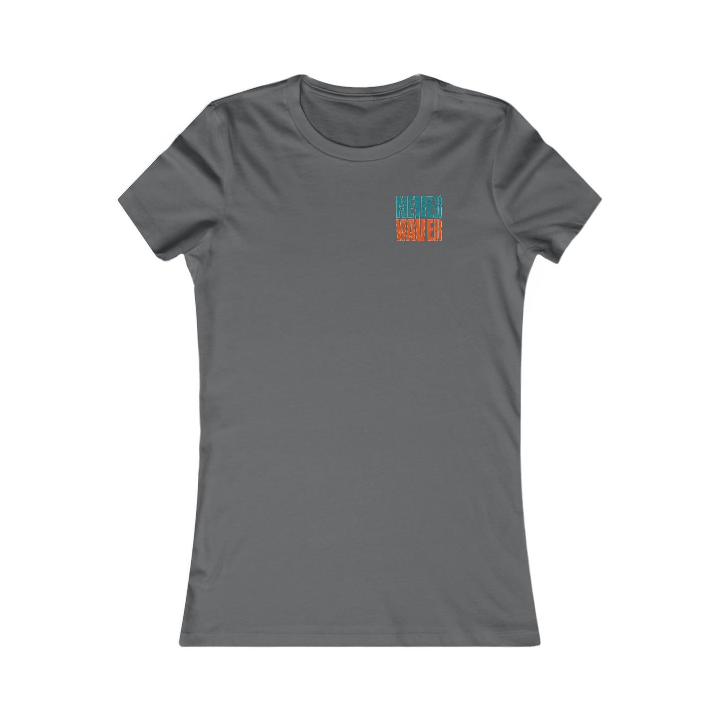 Miami Fans Never Waver W-Leopard Football Women's Favorite Tee
