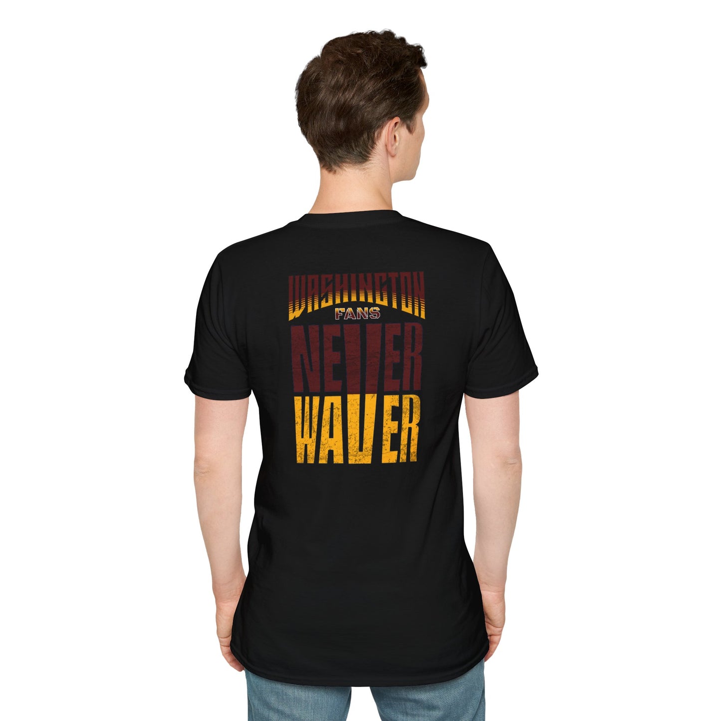 Washington Fans Never Waver Unisex Softstyle T-Shirt