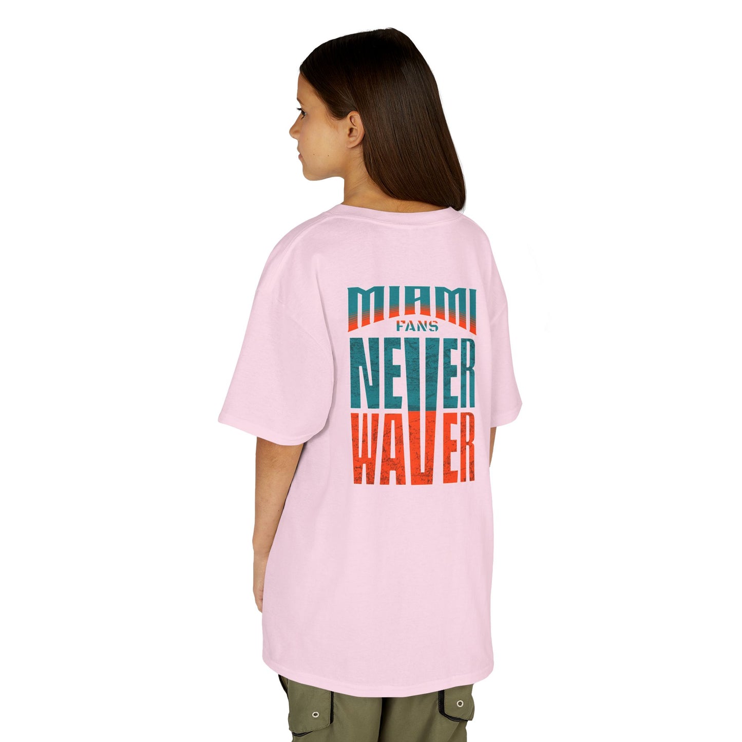 Miami Fans Never Waver Kids Heavy Cotton™ Tee