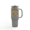 New Orleans Fans Never Waver W-Leopard Football Insulated Travel Mug, 40oz