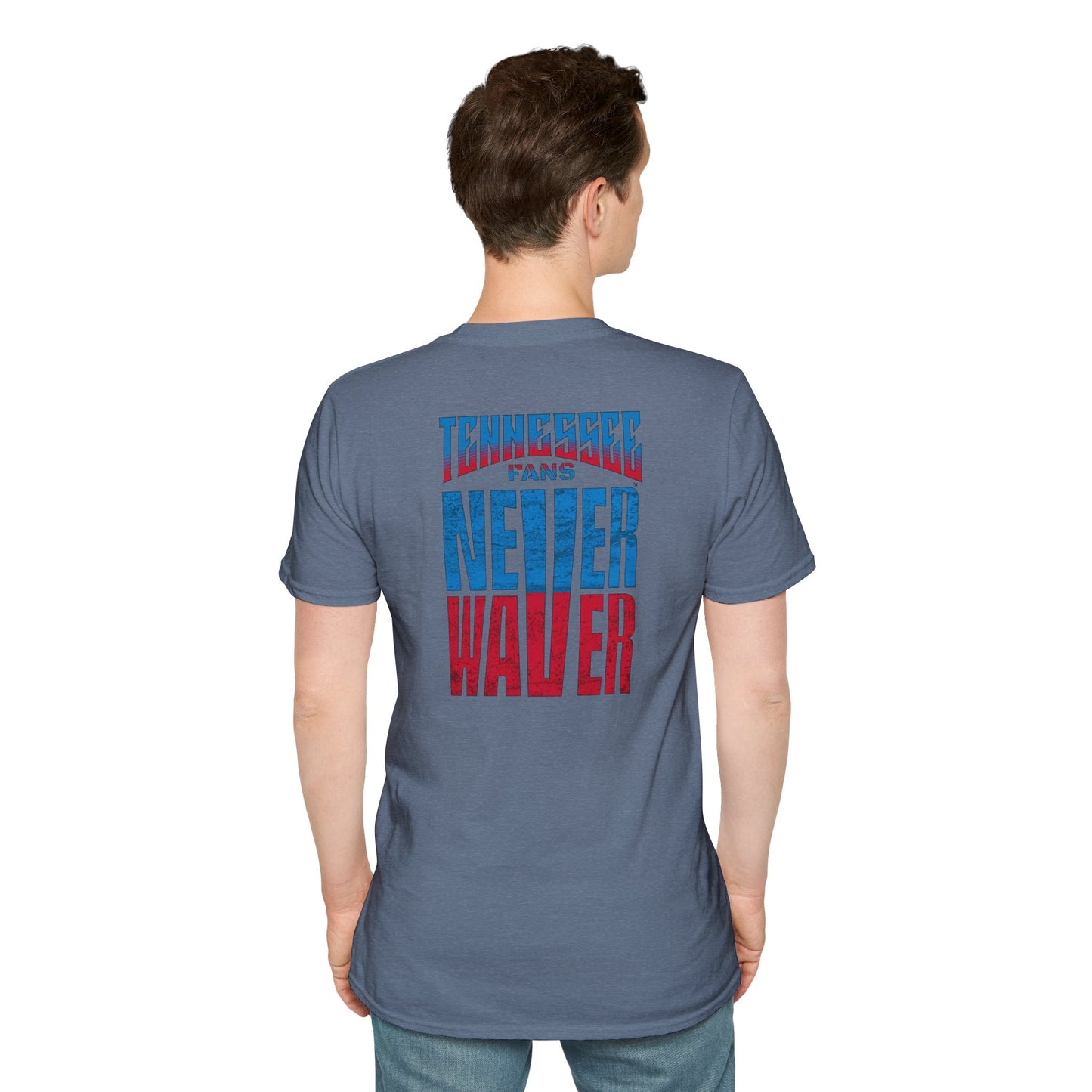 Tennessee Fans Never Waver Unisex Softstyle T-Shirt
