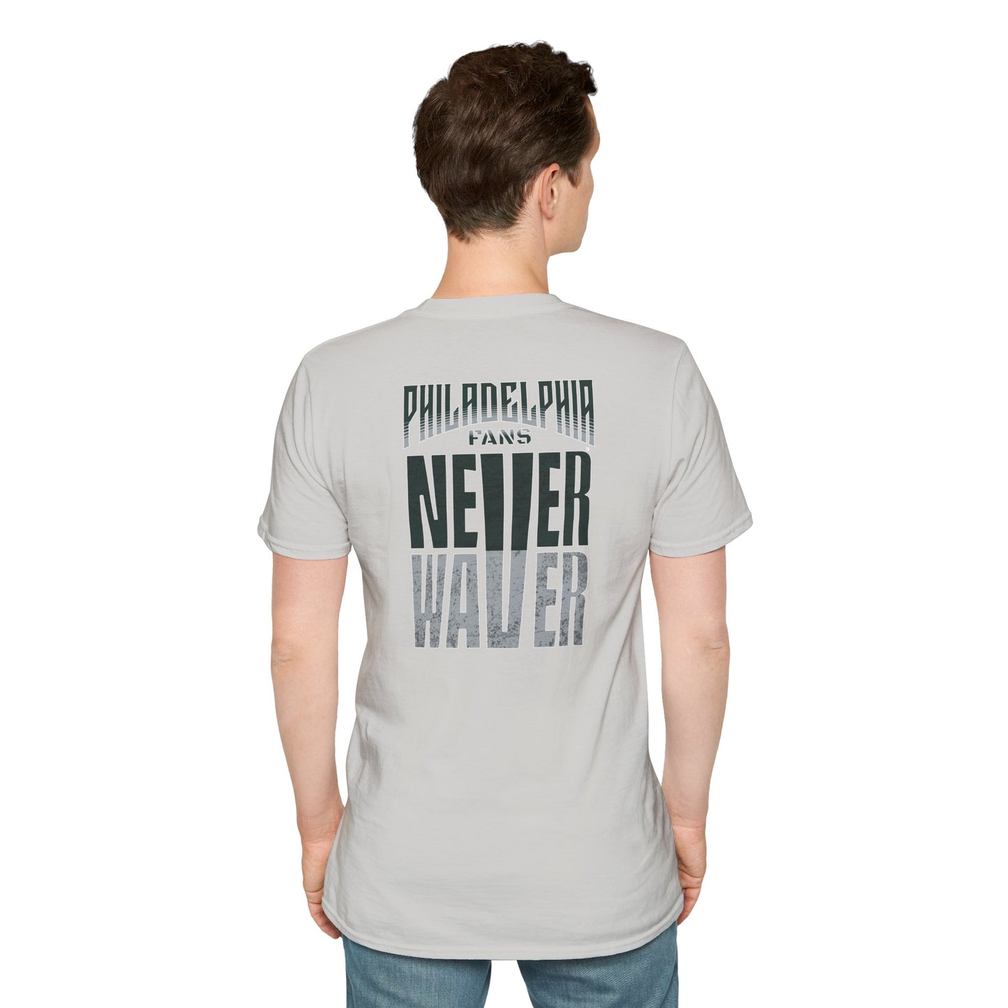 Philadelphia Fans Never Waver Unisex Softstyle T-Shirt