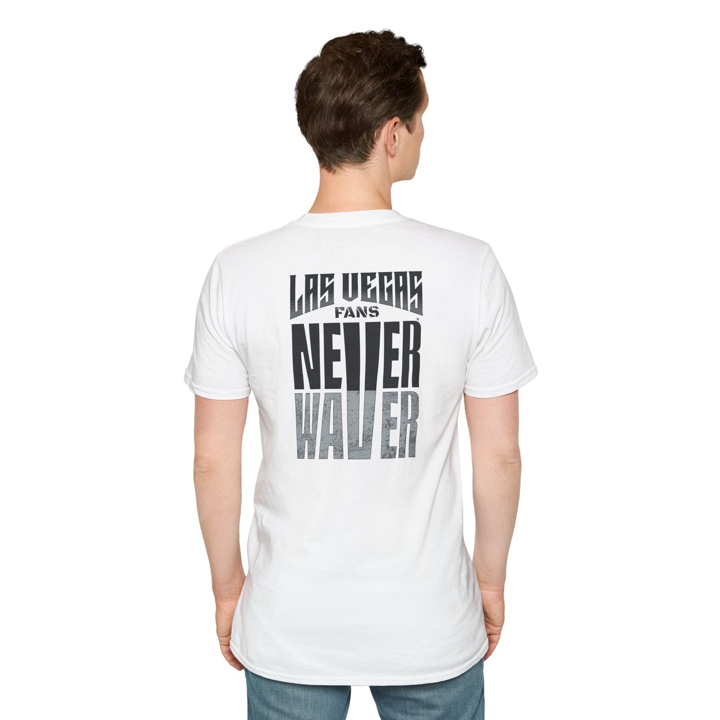 Las Vegas Fans Never Waver Unisex Softstyle T-Shirt