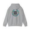 Eco-Friendly Unisex Hoodie: "Never Waver Save Water Drink Tiki Drinks"