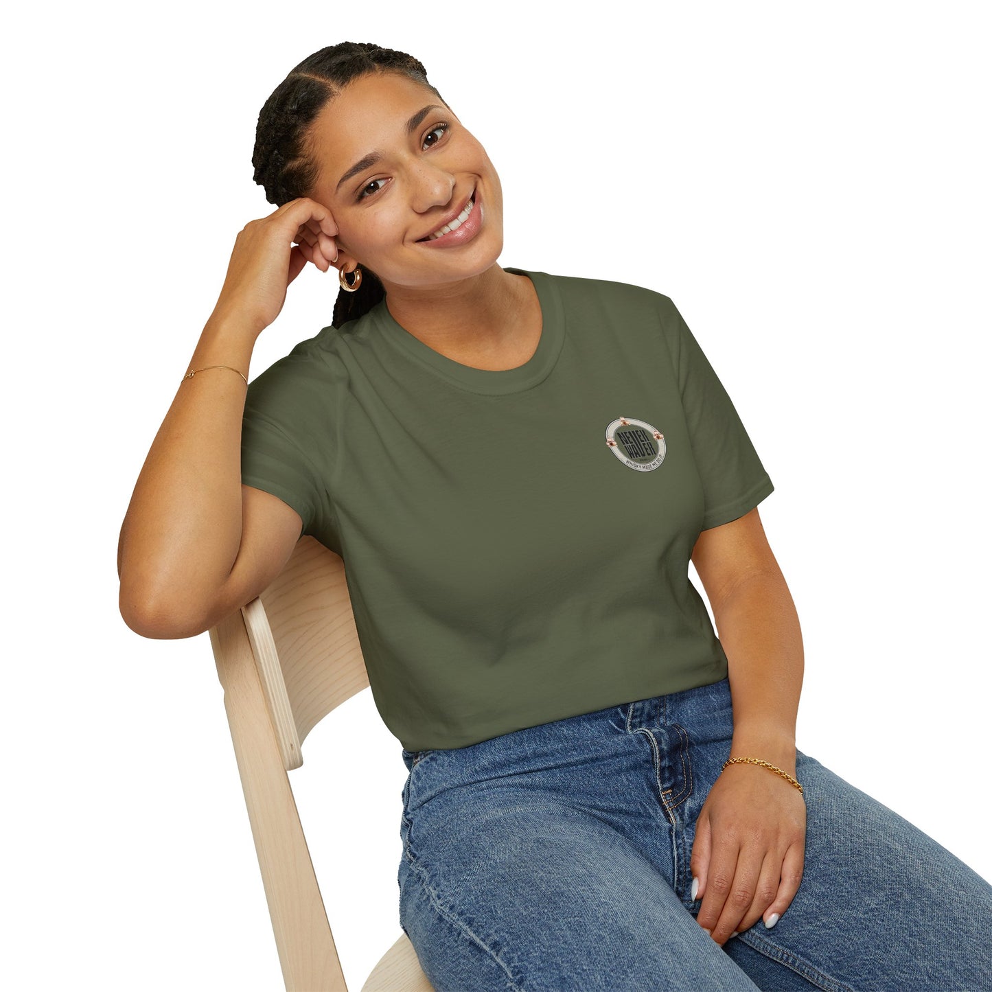 Never Waver Whisky Made Me Do It? Unisex Soft style T-Shirt