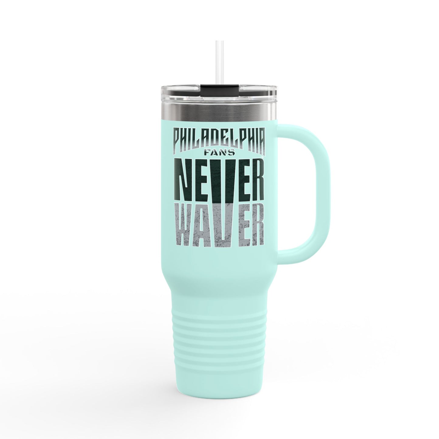 Philadelphia Fans Never Waver Insulated Travel Mug, 40oz