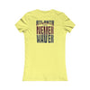 Atlanta Fans Never Waver W-Leopard Football Women's Favorite Tee