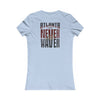 Atlanta Fans Never Waver W-Leopard Football Women's Favorite Tee