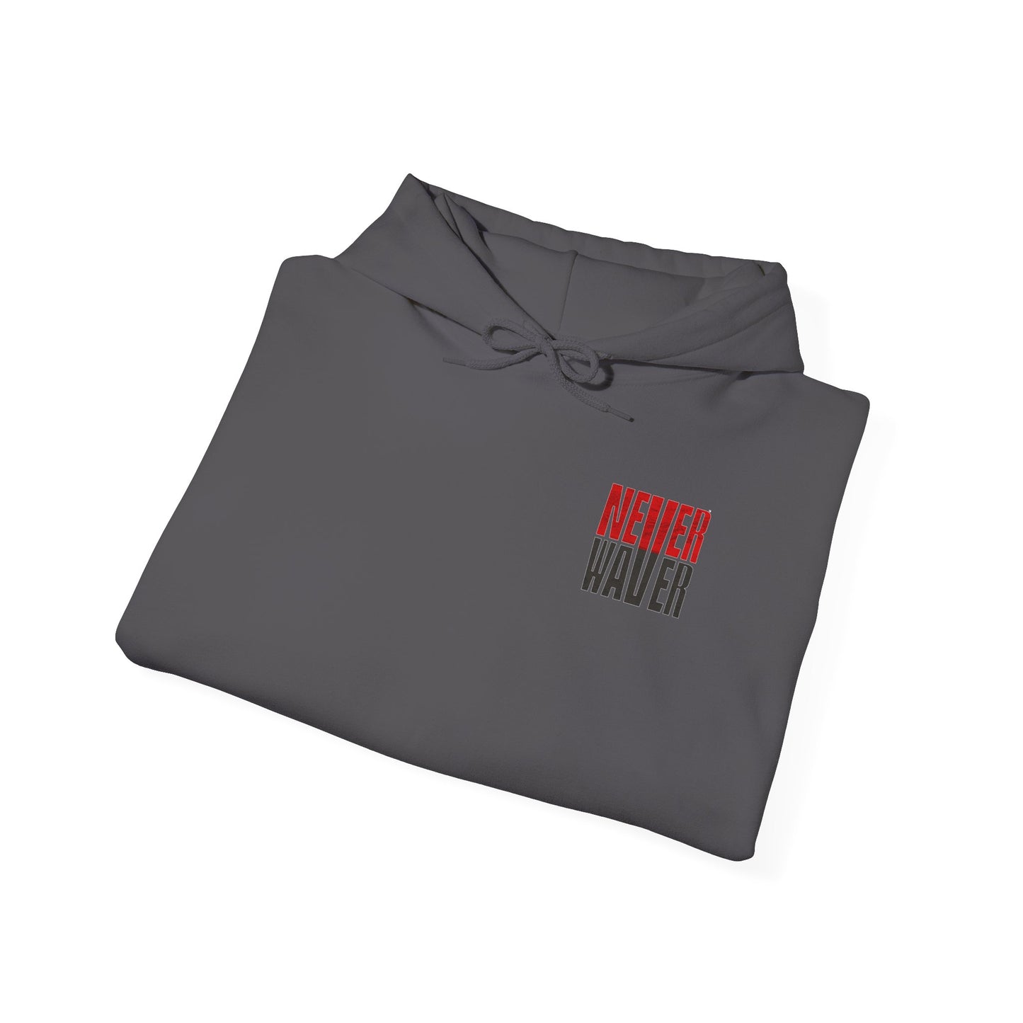 Tampa Bay Fans  Never Waver  w Leopard Football Unisex Heavy Blend™ Hoodie - Perfect for Sports Fans