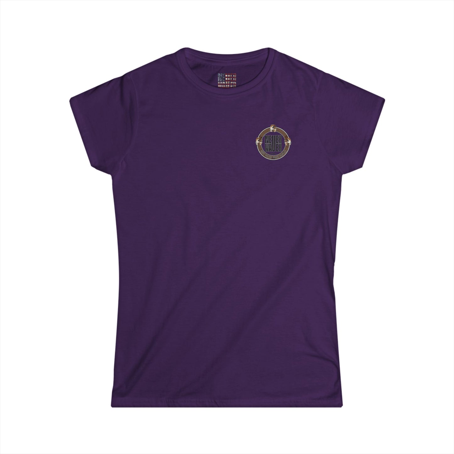 Never Waver Save Water Drink Coffee Women's Soft Style Tee