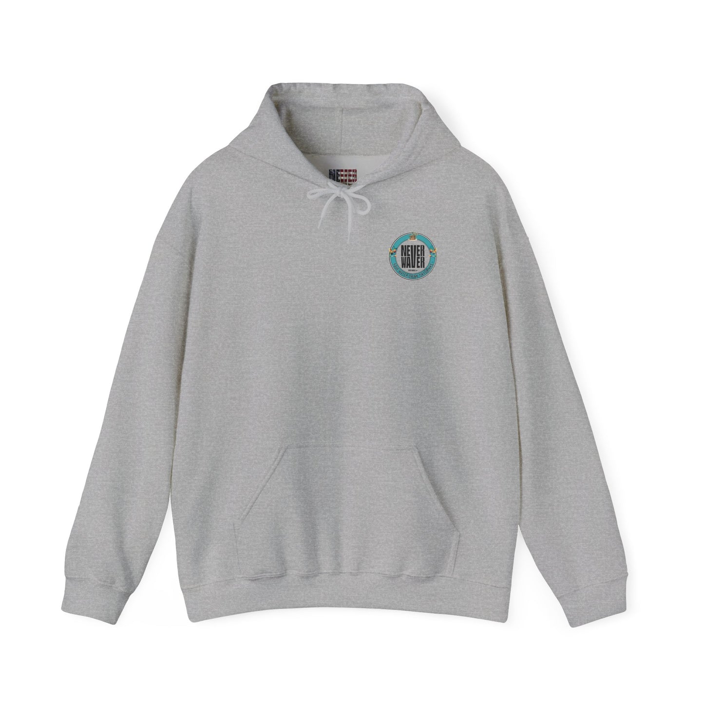 Eco-Friendly Unisex Hoodie: "Never Waver Save Water Drink Tiki Drinks"